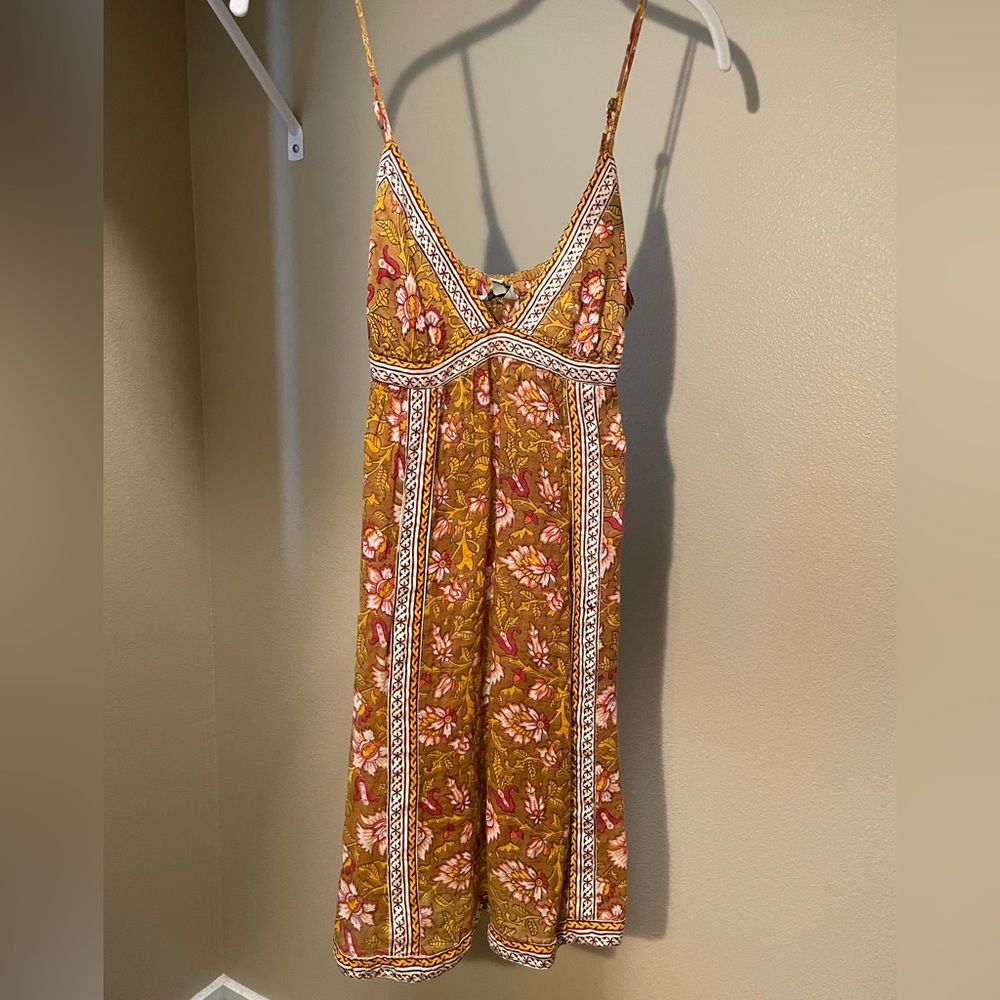 Sheer boho dress, size medium.